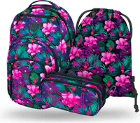 BAAGL Coolmate Paradise Rucksack-Set 3tlg: Rucksack, Federmäppchen, Turnbeutel