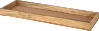 1.10 Drevený podnos na sviečky z manga - cca 50 x 18 x 4 cm