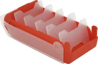 TimeTEX Karteikasten für A8 Kunststoff, rot