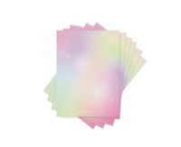 MPA-5215, DIN A4, 25 Blatt Buntes Motiv-Briefpapier Regenbogenfarben Rainbow 