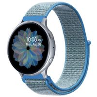 iMoshion Nylon-Armband kompatibel mit Samsung Galaxy Watch 40/42mm / Active 2 42/44mm - Blau