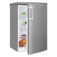 Exquisit Vollraumkühlschrank KS16-V-H-040E inoxlook | Nutzinhalt: 127 L | Ohne Gefrierfach