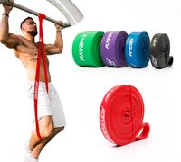 ActiveVikings® Pull-Up Fitnessband | Perfekt für Muskelaufbau und Crossfit Freeletics Calisthenics | Fitnessband Klimmzugbänder Widerstandsbänder - X Light ActiveVikings® Pull-Up Fitnessband | Perfekt für Muskelaufbau und Crossfit Freeletics Calisthenics | Fitnessband Klimmzugbänder Widerstandsbänder - X Light