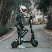 E Scooter, 60V 20Ah Lithium Akku 85-100 km Reichweite, 11 Zoll Offroad Reifen E-Scooter Klappbar Erwachsene mit Doppeltem Stoßdämpfungssystem 150 kg