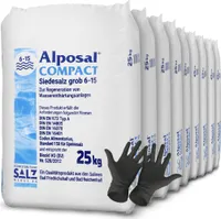 Alposal Compact Broxo 6-15 Regeneriersalz 225 kg Poolsalz Siedesalz Chlorinator