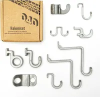 040Parts Zestaw 10 haków pasujących do VW California T5 T6 T6.1 Bulli Camper Ocean Coast