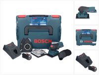Bosch GSS 12V-13 Professional Akku Schwingschleifer 12 V + 1x Akku 2,0 Ah + Ladegerät + L-BOXX