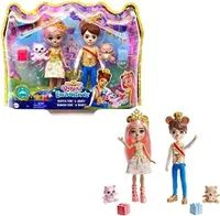 MATTEL Enchantimals set panenky Royal Braylee Bear a Brannon Bear s doplnkami