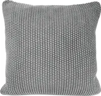 nielsen HOME Kissenbezug Nika gestrickt, 50x50 cm, Hellgrau (Farbeffekt), 100% Baumwolle, Strick, ® Standard 100