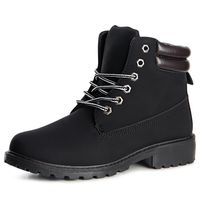 Warm Gefütterte Worker Boots Damen Stiefeletten Profilsohle 818807 Schuhe