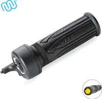 windmeile | Bafang Gasgriff, Waterproof 3-Pin Julet Stecker, 90 Grad Winkelbereich, Fahrrad, E-Bike, Elektro Fahrrad, Pedelec