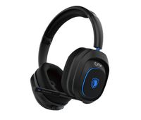 Sades Carrier SA-203 Gaming-Headset (Rauschunterdrückung, kabellos, Stereo, Over Ear, Bluetooth 5.0, 2,4G, 3,5 mm) schwarz/blau