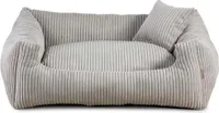 Hundebett Soft Stripe - viele Farben und Größen (XS - 55x45, Grün)