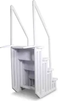 Schwimmbadleiter Treppe, Kunststoff 4-stufig