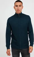 BLEND BHCarmelo Herren Strickjacke Cardigan Grobstrick mit Stehkragen