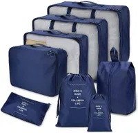 Travelfreund® 8er Set Koffer Organizer beige - mit Kosmetiktasche -  Packtaschen - Packing Cubes - Reiseorganizer & Kleidertaschen für Reisen –  TK Gruppe® Offizieller Onlineshop