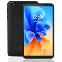PRITOM P7 PLUS 7 Zoll Android Tablet PC 32GB ROM Android 11 Quad Core IPS HD Display WiFi Tablets mit Lederhülle Hülle (Schwarz)