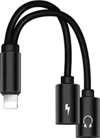 USB-C & oder für iPhone Hub Adapter – Typ-C auf Dual USB-C, USB-C auf USB-C + 3,5mm Klinke, Lightning auf Dual Lightning – Splitter Adapter für iPhone 15, 14, 13, 12, iPad, Samsung Galaxy S24, MacBook, Laptop & mehr – Iphone : Lightning zu Lightning + Lightning (Laden und musik)