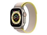 Apple Watch Ultra GPS+Cell 49 mm žlto-béžová slučka Trail Loop M/L