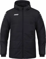 JAKO Coachjacke Team mit Kapuze 152 Schwarz