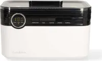 Ultradźwiękowa myjka do biżuterii Nedis - Zasilanie sieciowe - 220 - 240 V AC 50/60 Hz - Euro / Typ-C (CEE 7/16) - Biały - Plastik