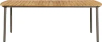 vidaXL Stół ogrodowy 200x100x72 cm akacja lite drewno i stal