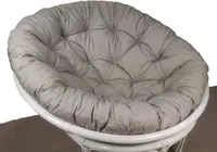 Premium Papasan Polster / Kissen / Auflage D 110 cm Col. Boheme Taupe