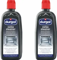 Durgol Swiss Steamer Spezial-Entkalker für hochwertige Steamer und Dampfgarer flüssig, 2er Set, 2 x 500 ml