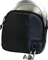 Torba na odtwarzacz CD Discman i 3 płyty CD, czarna/niebieska