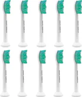 ELEKTRISCHER ZAHNBÜRSTENKOPF FÜR ELEKTRISCHE ZAHNBÜRSTE PHILIPS SONICARE PRORESULTS HX6011 10 Stück