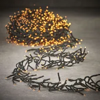 Luca Lighting Cluster Lichterkette mit 2000 LED-Lämpchen - L2000 cm - Warm Weiß