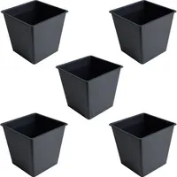Blumentopf Einsatz Pflanztopf 5er Set Anzuchttopf Kunststoff Blumenkübel