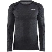 CRAFT - Core wool merino ls tee m - Termo tričko s dlhým rukávom pánske - Black