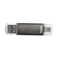 hama USB 2.0 OTG Speicherstick FlashPen "Laeta Twin", 64 GB