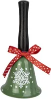Weihnachtsglöckchen - mit Schneeflockenmotiv - ca. 6 x 14 cm - 1 Stück