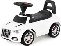 Rutscher Auto weiß Super Car Nr.2 Sound Kinder Rutscherfahrzeug Lauflernhilfe