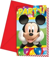 Disney - Einladungen, Party 6er-Pack - Karton SG30664 (Einheitsgröße) (Bunt)