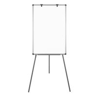 TWOLIIN Whiteboard Flipchart mit Ständer, Magnetisch Beschreibbar Abwischbar Weiße Magnettafel Präsentationstafel, Höhenverstellbar Staffelei, Papierhalter, 60 x 90 cm, Dreibein Ständer