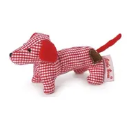 Käthe Kruse Mini Stoffe Hund rot, Farbe:rot