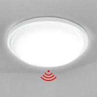 ACXIN LED Deckenleuchte mit Bewegungsmelder LED Sensorleuchte Moderne Induktionslicht Wandlampe Flurleuchte IP44 Wasserdicht (15W, Kaltweiß)