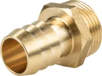 tecuro Sauger Schlauchstutzen-Schlauchtülle Ø 80 mm x Außengewinde G 3 Zoll - Messing blank