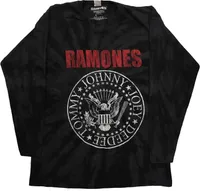 Ramones - T-Shirt für Herren/Damen Uni  Langärmlig RO4853 (L) (Schwarz)