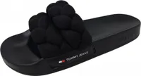Tommy Hilfiger TJW Braided Slide Pantolette Schwarz