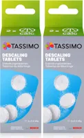 Bosch TCZ6004 Enkalkungstabletten für alle Tassimo Getränke-Automaten (2er Pack