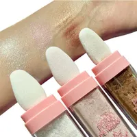 3 x Highlighter puder, Glitter Highlighter, Shimmer, Kosmetik