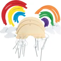 Colorations - Maak en Versier je eigen Windgong, Set van 12