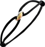 Tricolor Dreifarbig Trinity 585 14K Armband 99
