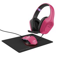 Trust GXT 790 Kopfhörer Kabelgebunden Kopfband Gaming Schwarz, Pink