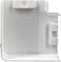 10x yourDroid Kabelkanal L-Stück 40x25 weiss