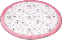 Baby Spielmatte Krabbeldecke Spieldecke Laufgittereinlage Matte Velvet rund Ø100